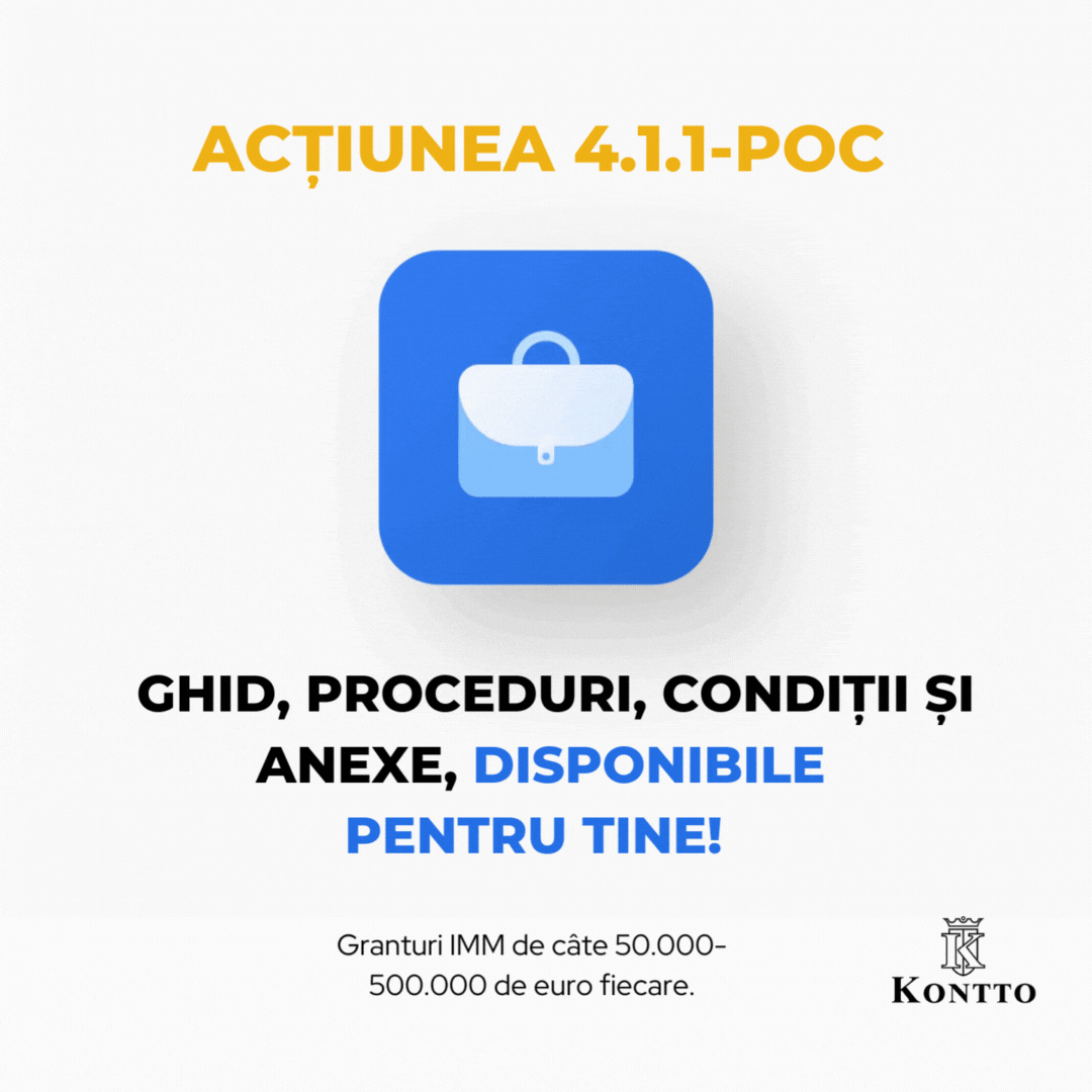 Acțiunea 4.1.1 – POC