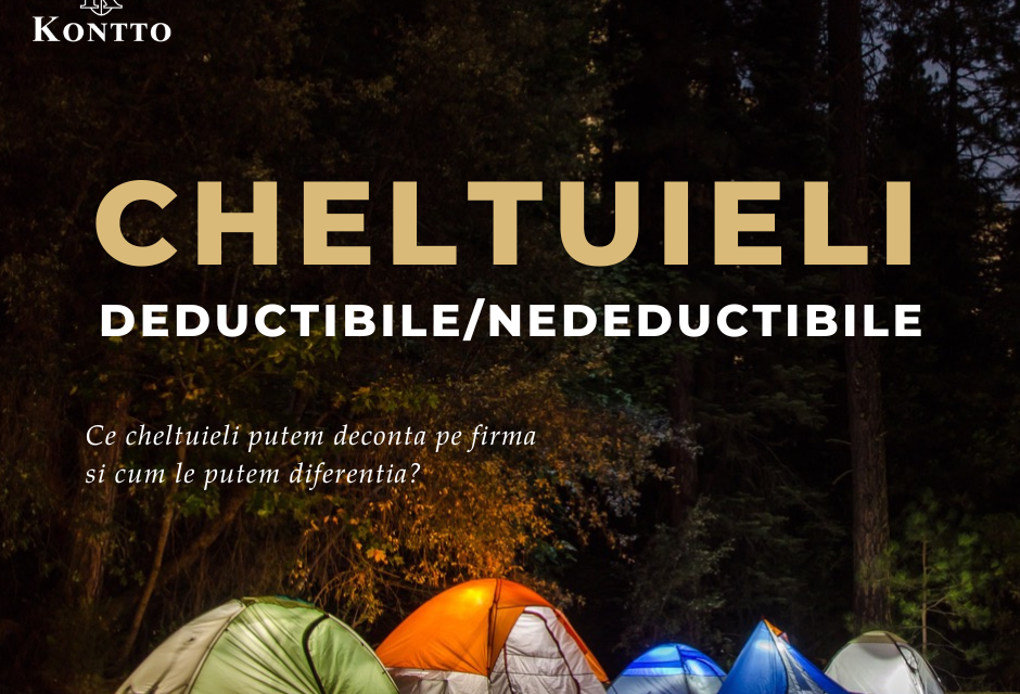 Cheltuieli deductibile/nedeductibile