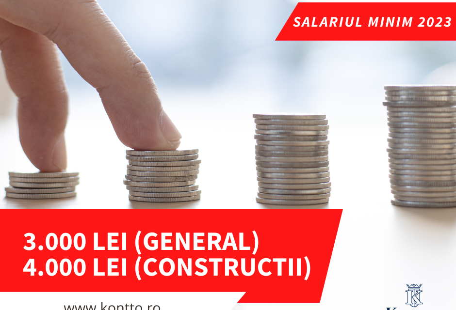 Salariul minim 2023